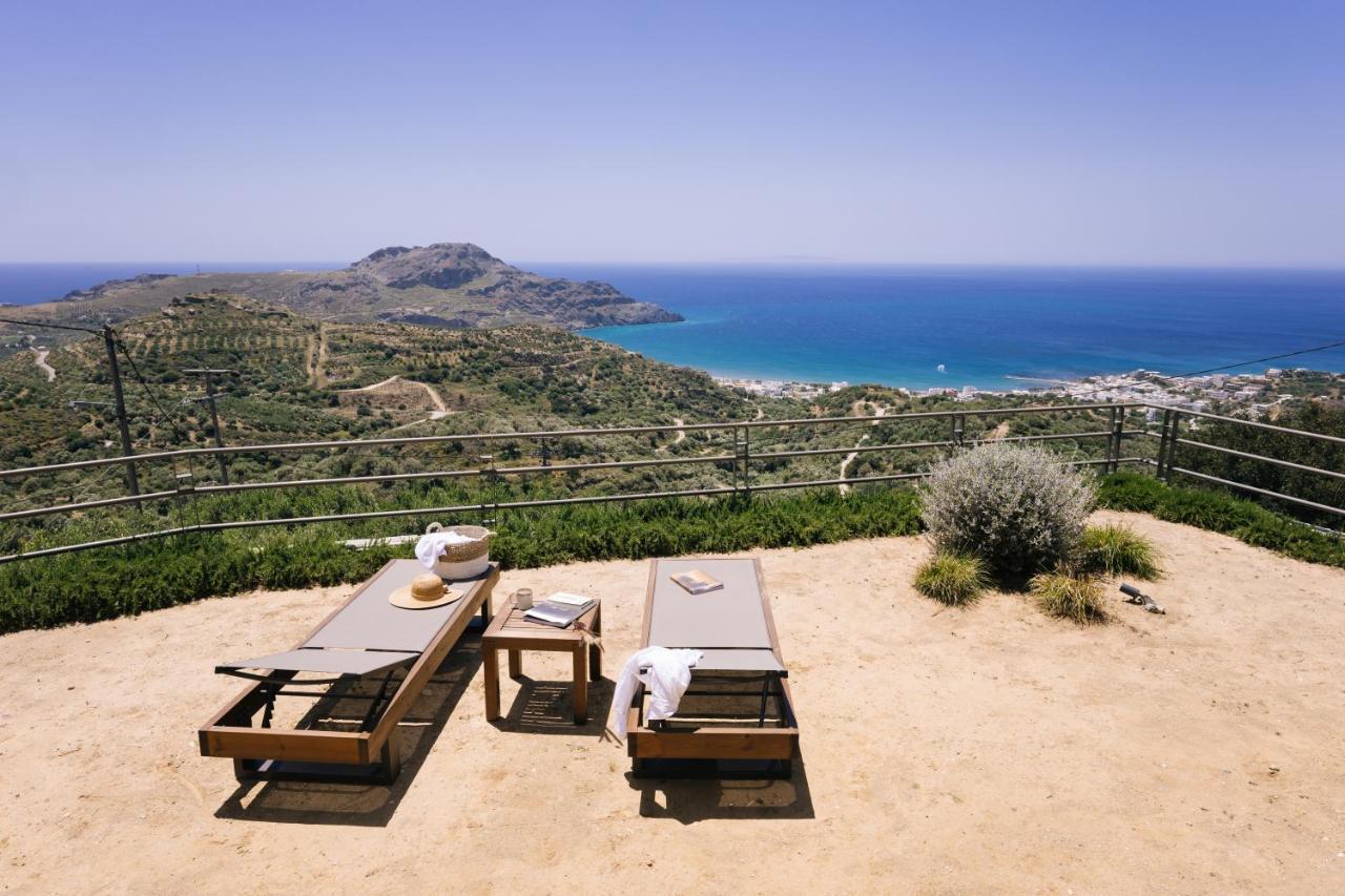 Villa Stella hillside 60m2 apartment sea view Plakias Esterno foto
