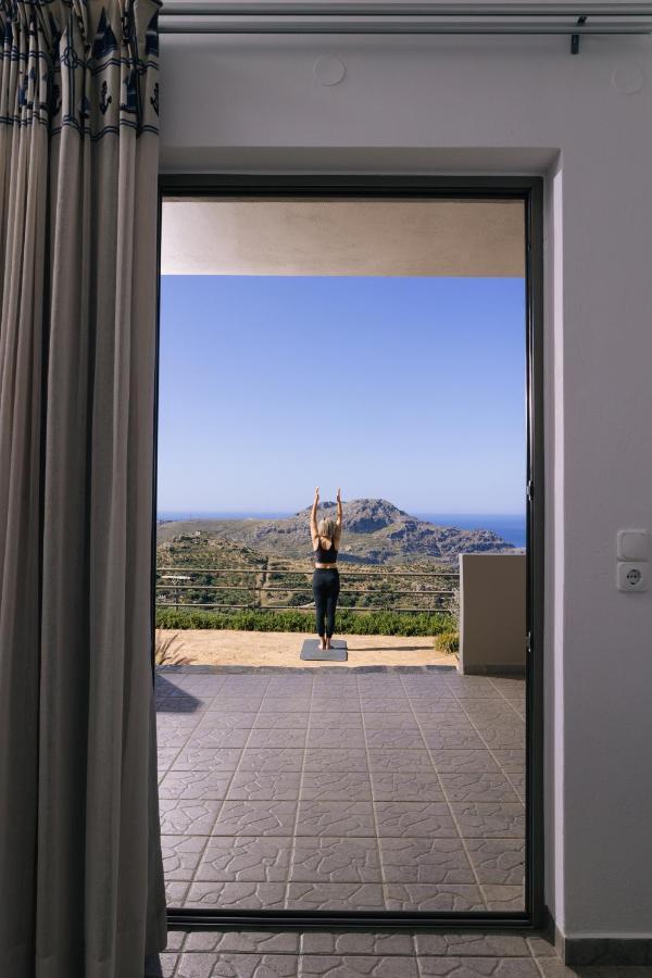 Villa Stella hillside 60m2 apartment sea view Plakias Esterno foto