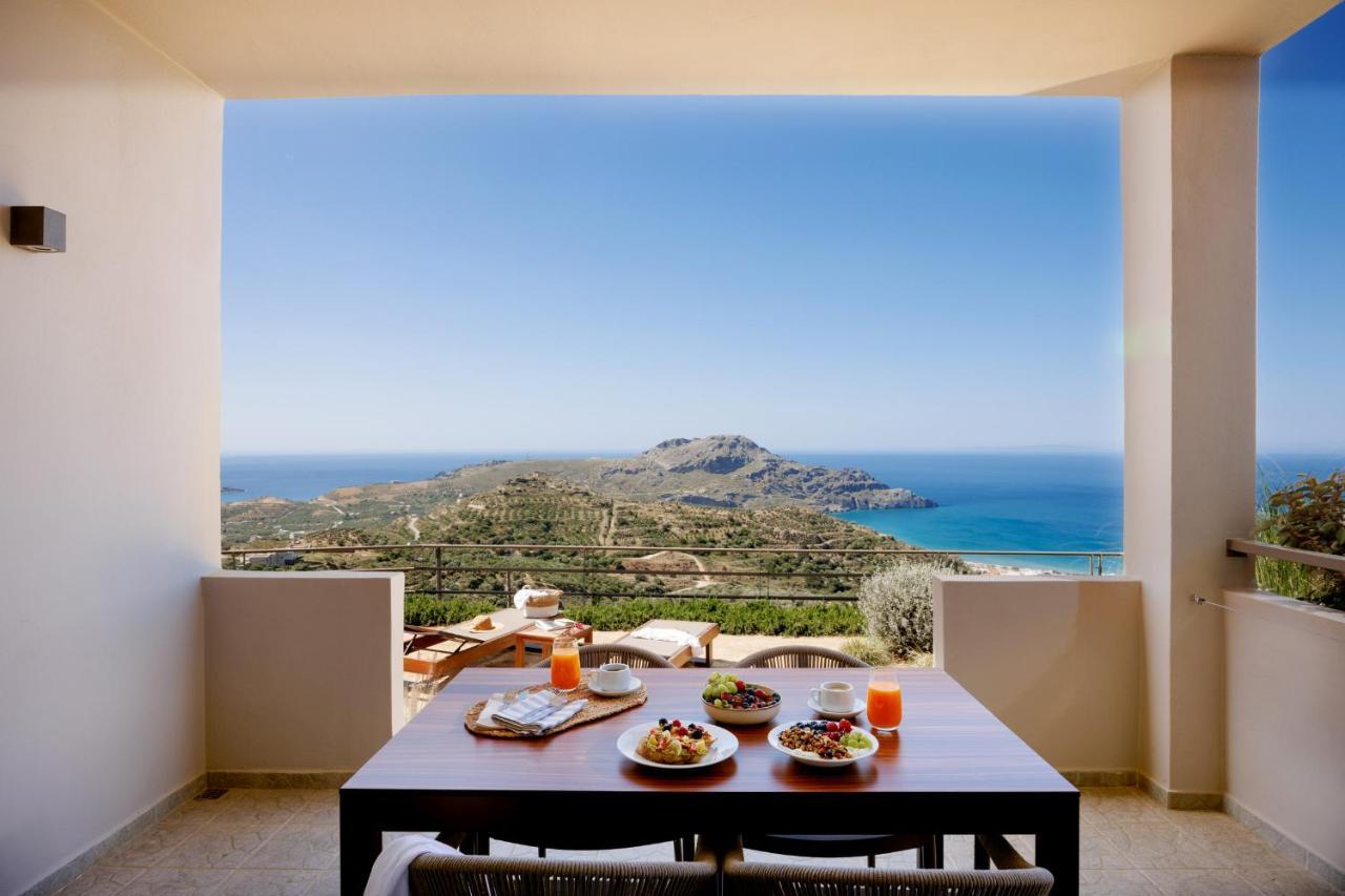 Villa Stella hillside 60m2 apartment sea view Plakias Esterno foto