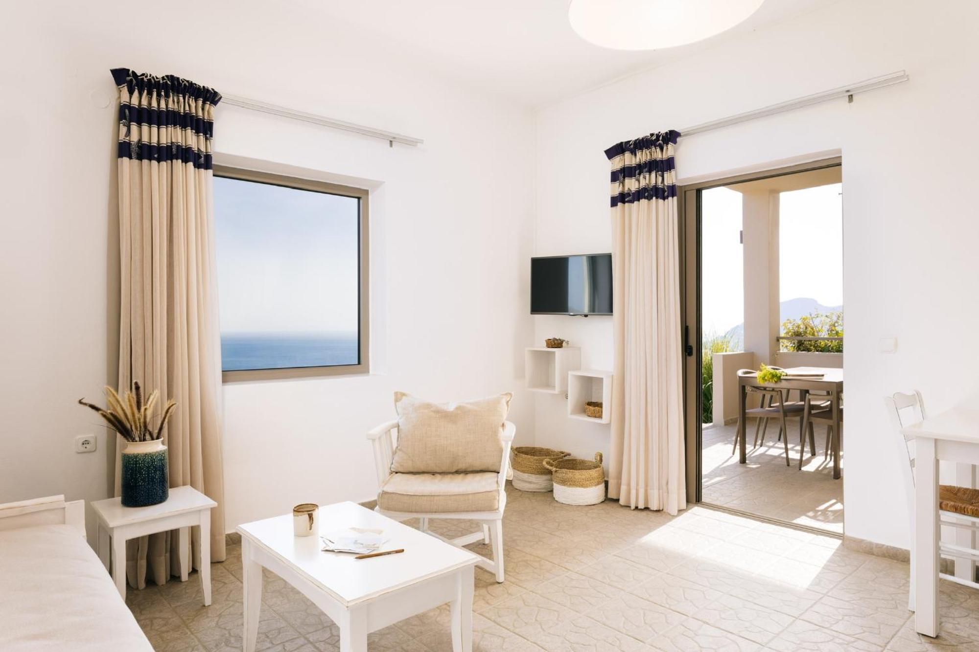 Villa Stella hillside 60m2 apartment sea view Plakias Esterno foto