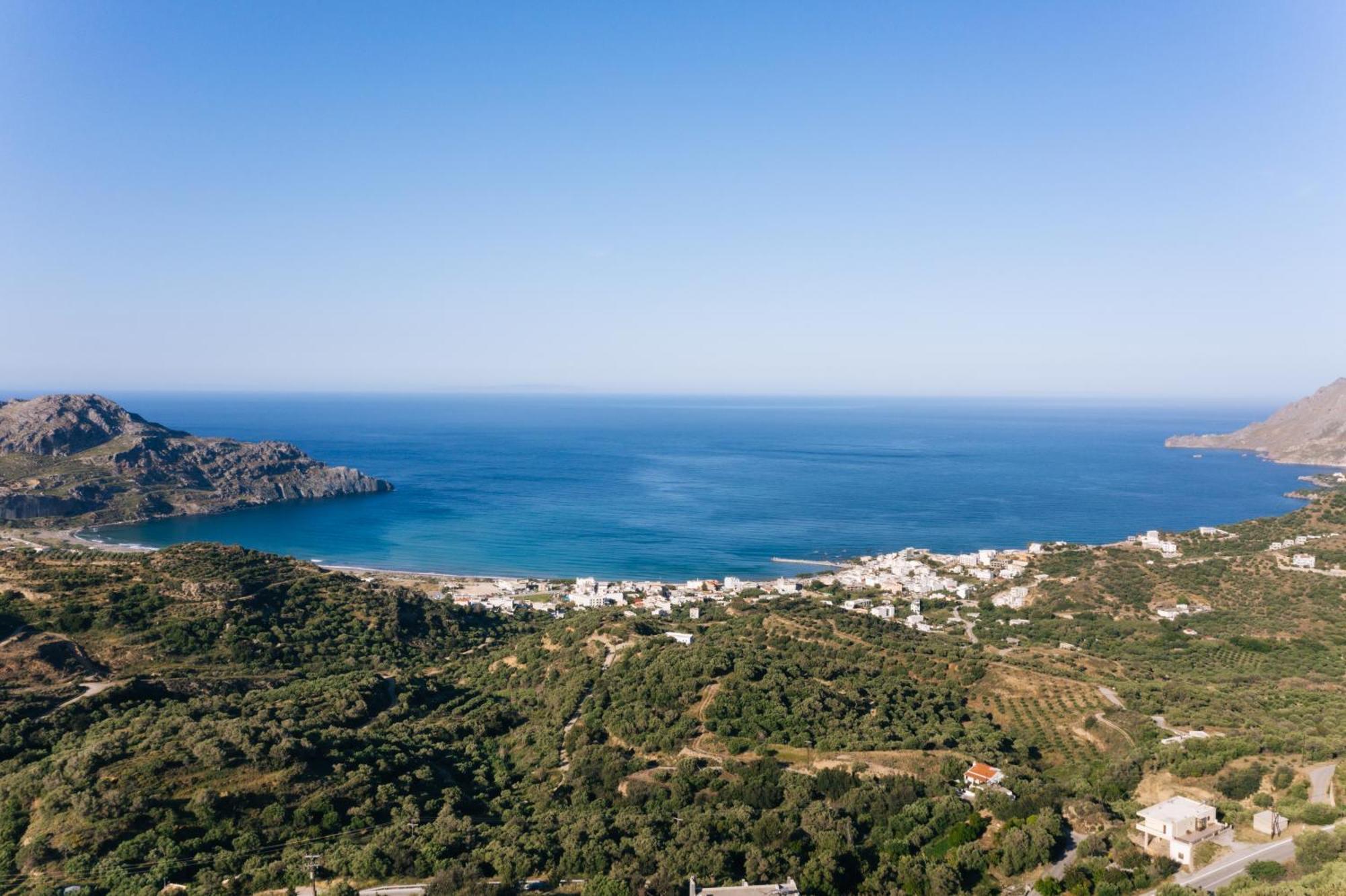 Villa Stella hillside 60m2 apartment sea view Plakias Esterno foto