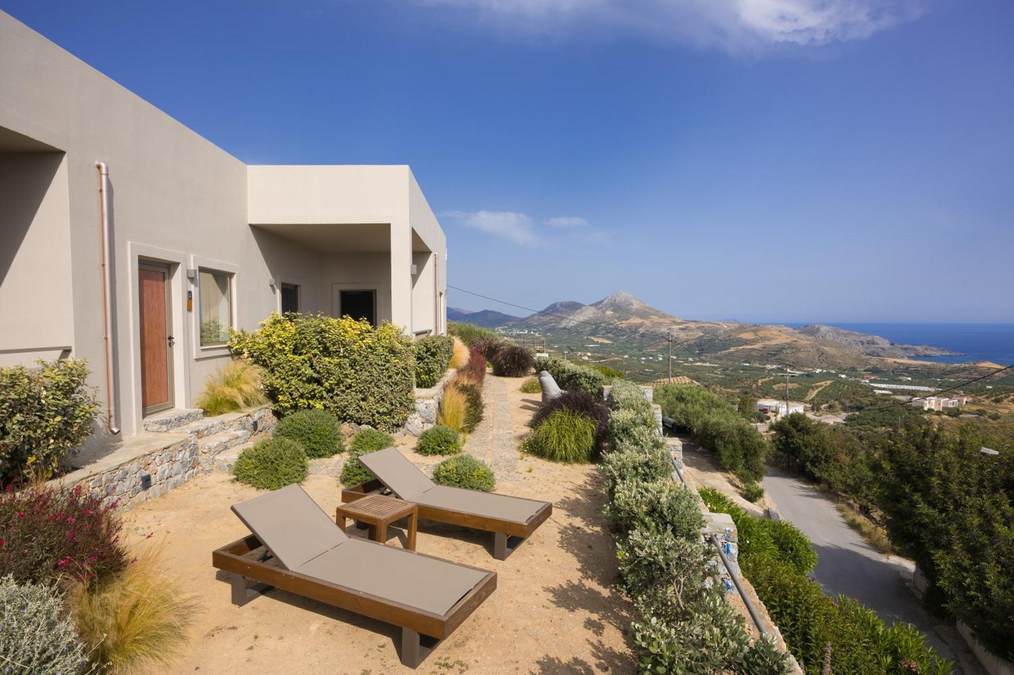 Villa Stella hillside 60m2 apartment sea view Plakias Esterno foto