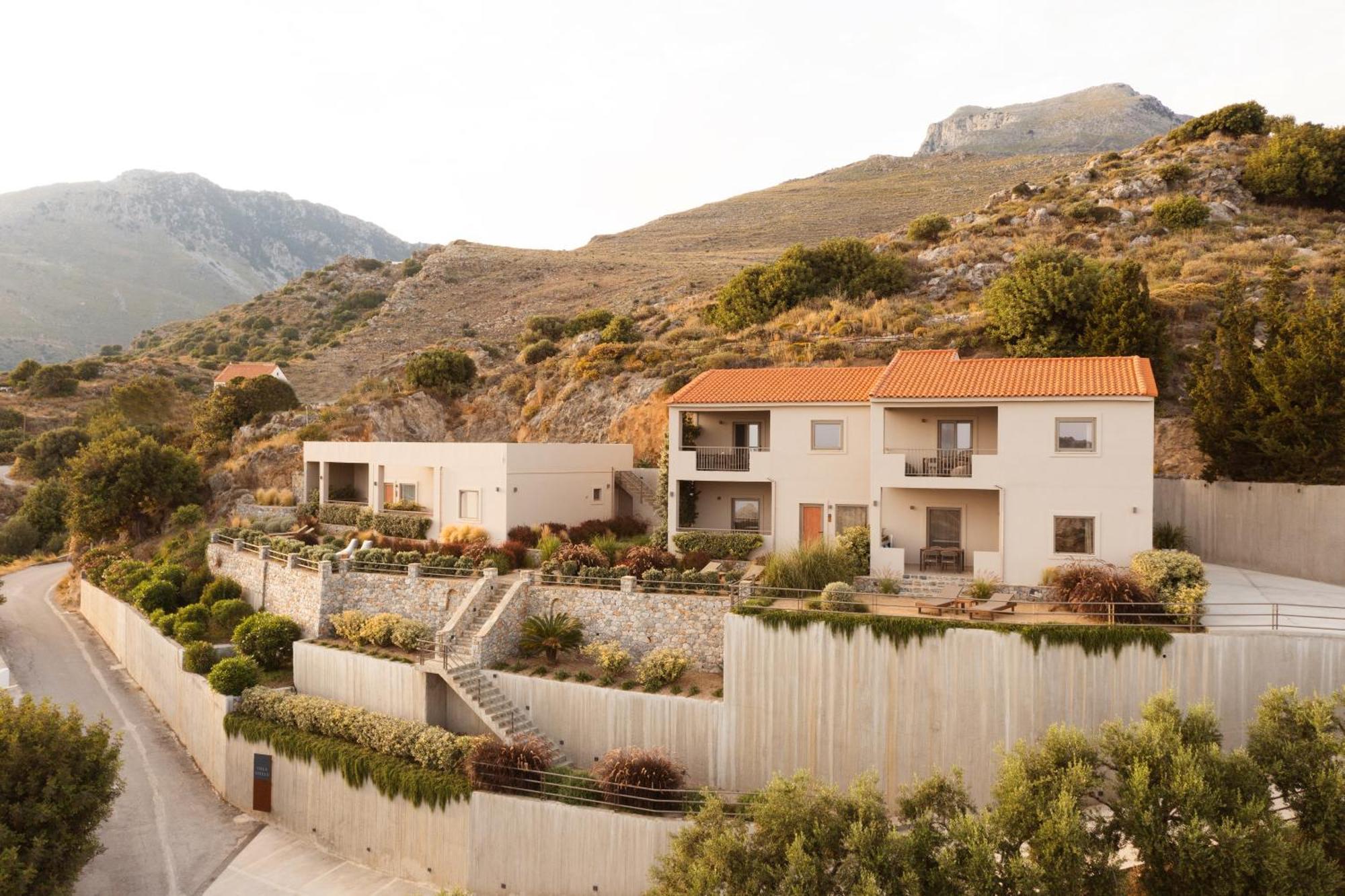 Villa Stella hillside 60m2 apartment sea view Plakias Esterno foto