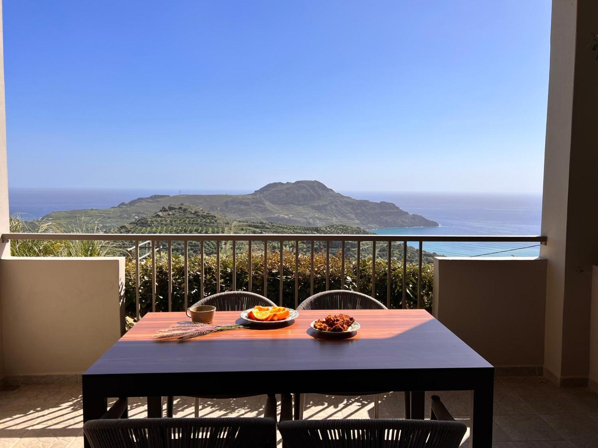 Villa Stella hillside 60m2 apartment sea view Plakias Camera foto